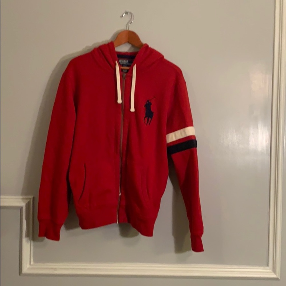 Polo by Ralph Lauren red hoodie jacket